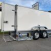 Heimann gesloten trailer / senkbare aanhangwagen door de assen